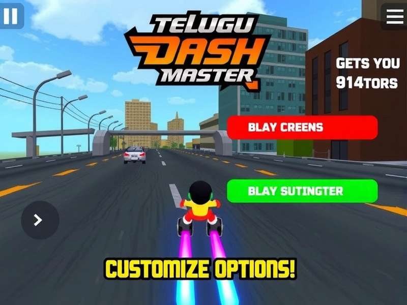 Telugu Dash Master Gameplay Screenshot